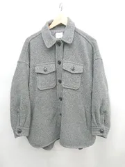 ■ LOWRYS FARM ローリーズファーム ゆったり 無地 長袖 ジャケット サイズF グレー レディース P  【1310020008818】