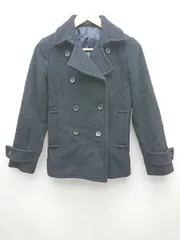 ◇ ADAM ET ROPE' アダムエロペ ウール混 秋冬 ショート 長袖 コート サイズ36 ネイビー系 レディース P  【1310020015571】のサムネイル