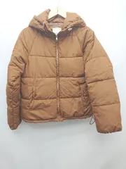 ◇ Te chichi TERRASSE 中綿 ジップアップ フーディー 長袖 ブルゾン ジャンパー サイズF ブラウン レディース P  【1310020015342】