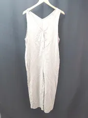 ◇ classicalelf クラシカルエルフ フロントボタン Uネック カジュアル オールインワン サイズM グレー系 レディース E  【1310050000516】