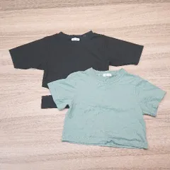 ◇ 《 Adoon plain まとめ売り2点セット サイズFREE ラウンドネック 透け感なし Tシャツ カットソー レディース 》 E  【1310050013981】