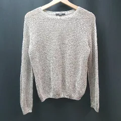 ◇ UNIQLO ラウンドネック プルオーバー 無地 大きいサイズ 長袖 カットソー サイズXL グレージュ レディース E  【1310050014520】