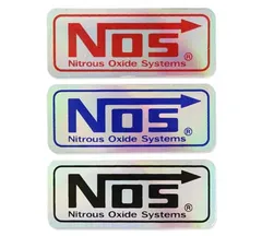 NOS ステッカー アメリカン おしゃれ かっこいい レーシング ワイルドスピード ホットロッド アメ車 バイク アメリカン雑貨 ホログラム ロゴ 