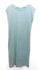 ◇ niko and… ラウンドネック 袖なし バックスリット ロング ワンピース サイズ4 ダークグリーン レディース E  【1310050014025】