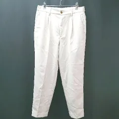 ◇ RAGE BLUE ハイウエスト センタープレス サイドゴム ストレートパンツ サイズM ライトベージュ レディース E  【1310050014902】