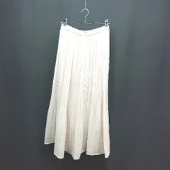 ◇ INGNI ウエストゴム 秋向け シンプル フェミニン ロング丈 フレア スカート サイズM ピンクベージュ レディース E  【1310050018405】