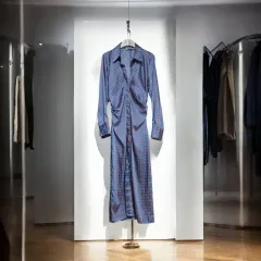 ザラ ギンガムチェック ロング シャツ ONE PIECE