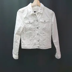 ◇ GAP ジーンズ フロントボタン カジュアル シンプル 長袖 デニムジャケット サイズXXL ホワイト レディース E  【1310050017705】