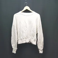 ◇ HOLIDAY クルーネック シンプル 大人カジュアル 長袖 トレーナー 表記なし アイボリー レディース メンズ E  【1310050018467】