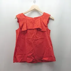 ◇ AG by aquagirl セーラーカラー ノースリーブ 鮮やか ブラウス サイズM レッド レディース E  【1310050038847】のサムネイル