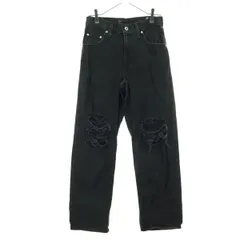 LEVI'S SilverTAB リーバイスシルバータブ ダメージ デニムパンツ w26 ブラック レディース 古着