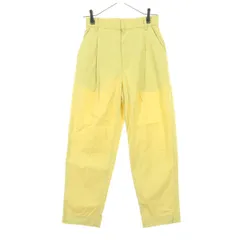 美品 BEAUTY＆YOUTH ビューティーアンドユース 日本製 テーパードパンツ S イエロー UNITED ARROWS ユナイテッドアローズ レディース 古着