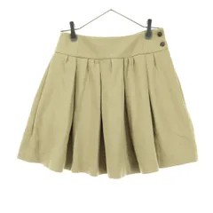 美品 ZARA WOMAN ザラウーマン ミニ丈 ギャザースカート XS ベージュ レディース 古着