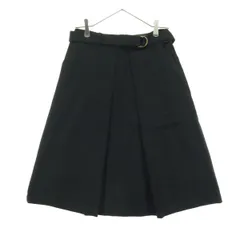 niko and... ニコアンド ミディスカート M ブラック レディース 古着