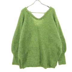 KASTANE カスタネ 長袖 セーター F グリーン レディース 古着