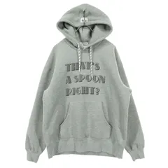 nano universe ナノユニバース 裏起毛 英字 ゴルフ 長袖 スウェットパーカー M グレー レディース 古着