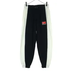 NIKE ナイキ ワンポイントロゴ ツートンカラー スウェット ジョガーパンツ S ブラック メンズ 古着