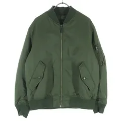 UNIQLO ユニクロ 長袖 MA-1 ブルゾン M カーキ レディース 古着