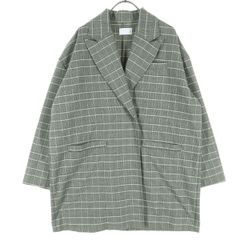 未使用 furfur ファーファー 長袖 膝丈ワンピース F ネイビー