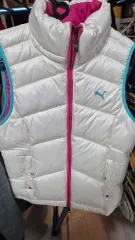 プーマ 白 ダウン ベスト