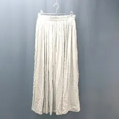 ◇ ray cassin ウエストゴム ギャザー サテン風 カジュアル ロング丈 フレア スカート サイズFREE グリーン レディース E  【1310130011517】