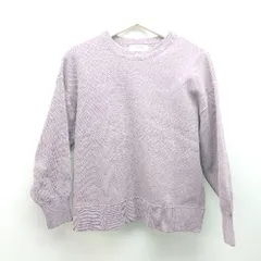 ◇ CIAOPANIC TYPY クルーネック 無地 オーバーサイズ 長袖 ニット サイズONE パープル レディース E  【1310130013955】