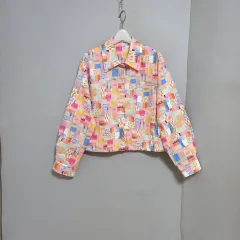 カラーがかわいい裾バンドブラウス FF n9417