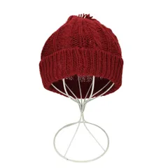 ポロラルフローレン POLO RALPH LAUREN アルパカ混 ポンポンニット帽 レディース  49cm