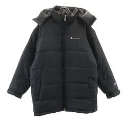 Champion チャンピオン 中綿ジャケット M ブラック メンズ 古着