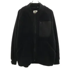 UNIQLO ユニクロ ホワイトマウンテニアリング WHITE MOUNTAINEERING オーバーサイズ フリースジャケット M ブラック メンズ 古着