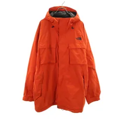 THE NORTH FACE ノースフェイス マウンテンパーカー XXL オレンジ T0ATPT アウトドア ビッグサイズ メンズ 古着