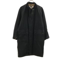 Barbour ビームス別注コーデュロイウール混チェックツイードロングコート38 Barbour ビームス別注コーデュロイウール混チェックツイードロング