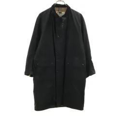 Barbour バブアー MARGARET HOWELL マーガレットハウエル コラボ イングランド製 ワックス ロングコート 8 ブラック レディース 古着のサムネイル