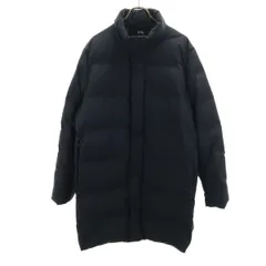 UNIQLO ユニクロ シームレス ダウンコート XL ネイビー メンズ 古着