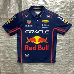 ピットシャツ　Red Bull  XL. L. M. S. ネイビー レッドブル ナイロン ポロシャツ