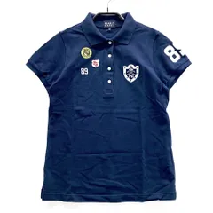 サイズ：0 PEARLY GATES パーリーゲイツ  半袖ポロシャツ  ネイビー系 [240101587912] ゴルフウェア レディース ストスト