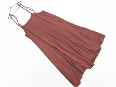 green label relaxing グリーンレーベルリラクシング ユナイテッドアローズ フレア ロング キャミソール ワンピース レンガ ■■ レディース