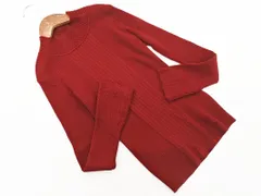 Lily Brown リリーブラウン リブ ニット セーター sizeOne/赤 ◇■ レディース