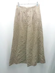 ◇ AG by aquagirl バックウエストゴム ファスナー カジュアル ワイドパンツ サイズS カーキ レディース E  【1310130026726】のサムネイル