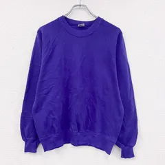 古着 used　80s　JERZEES　ジャージーズ　スウェット/トレーナー　ラグランスリーブ　ヴィンテージ　紫　パープル　Lサイズ