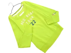 Hollister ホリスター 裏起毛 トレーナー スウェット sizeM/黄緑 ◇■ レディース