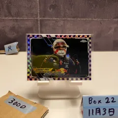 2021 Topps Chrome Max Verstappen 148/199 Aston Martin Red Bull Racing Driver of the Day Abu Dhabi X-fractor カード