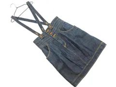 GRACE CONTINENTAL グレースコンチネンタル バルーン ジャンパー デニムスカート size36/紺 ■■ レディース