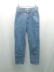 ◇ PAGEBOY ページボーイ 無地 センターライン ウォッシュ加工 デニムパンツ サイズS インディゴ レディース E  【1310130031096】