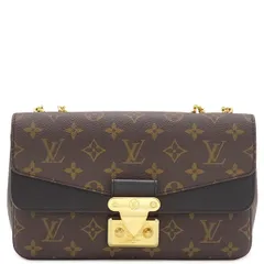 ルイヴィトン LOUIS VUITTON ショルダーバッグ サック マルソー モノグラムキャンバス モノグラム ゴールド金具 茶 黒 チェーンショルダー  M46126 RFID 【保存袋】【中古】