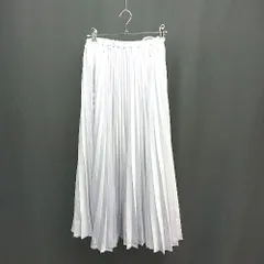 ◇ COLZA コルザ ウエストゴム 無地 シンプル ロング プリーツ スカート サイズS パープル レディース E  【1310130032284】