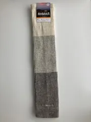 100％ウール レッグウォーマー 3色切り替えデザイン 55cm 天然 抗菌 YANMAL モンゴル産  暖かい 冬用 防寒 レディース  保温 厚手 ふわふわ  耐寒 冷え対策 日常用 プレゼント ギフト 無地 スキー