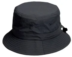 [Laquest] バケットハット ポリエステル 春 夏 秋 （最大64cm） あご紐付き メンズ／レディース 薄手 バケハ 撥水