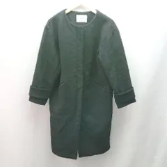 ◇ JOINT WORKS ジョイントワークス 無地 ノーカラー シンプル 長袖 コート 表記なし ブラック レディース E  【1310130033465】