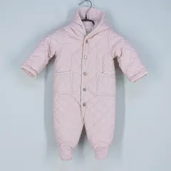 ラルフローレン ユア アンキモ ウェルロン ダウン ボディスーツ ライトピンク 6M (HU42277)